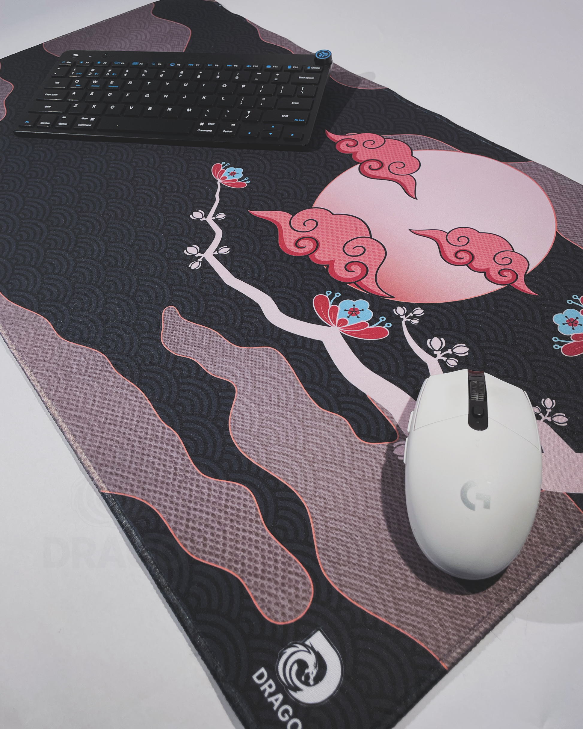 Cherry Blossom Pink Gaming Mouse Pad