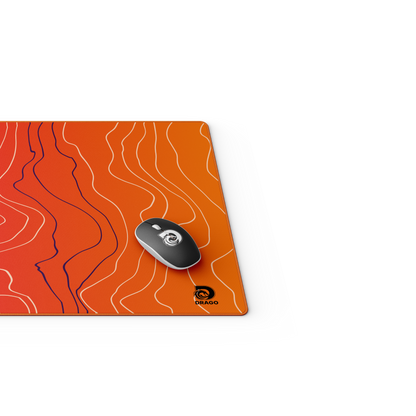 Orange Gaming Mouse Pad