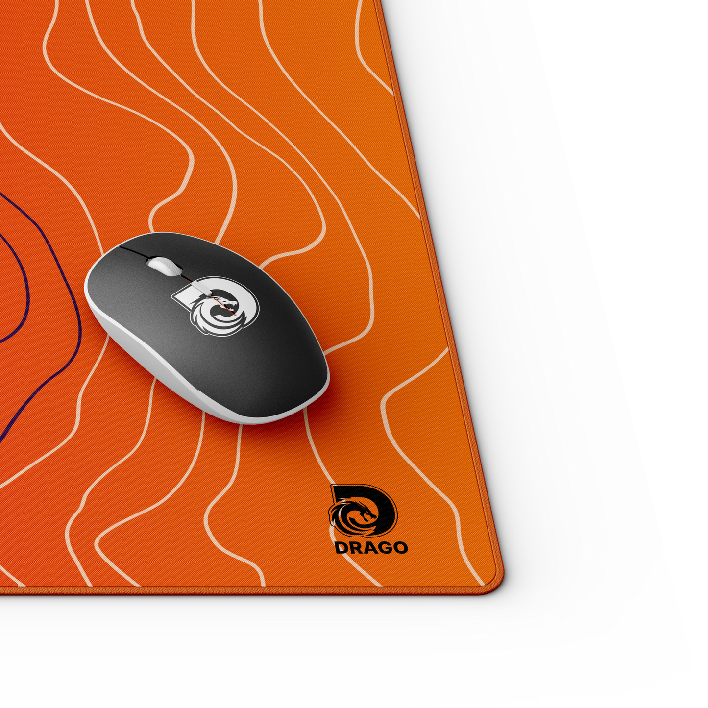 Orange Gaming Mouse Pad