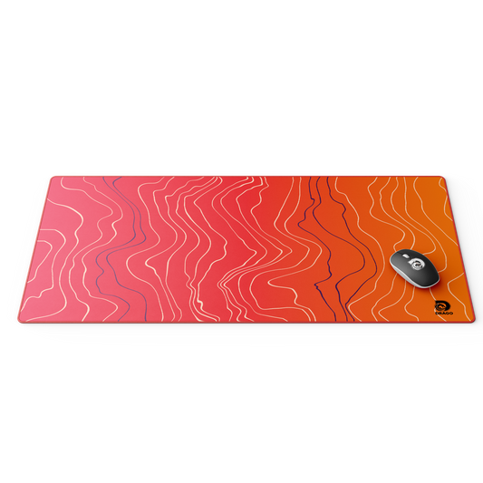 Orange Gaming Mouse Pad