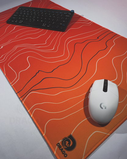 Orange Gaming Mouse Pad