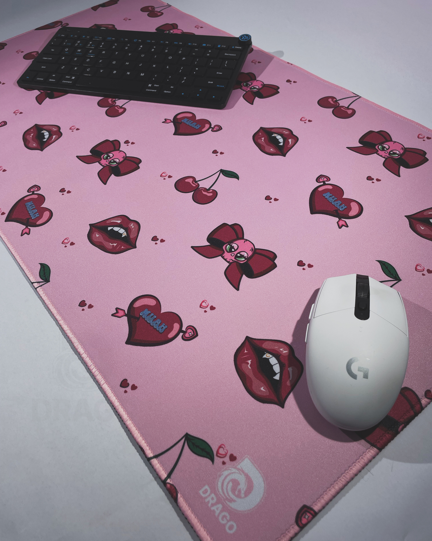 Pink Gaming Mouse Pad