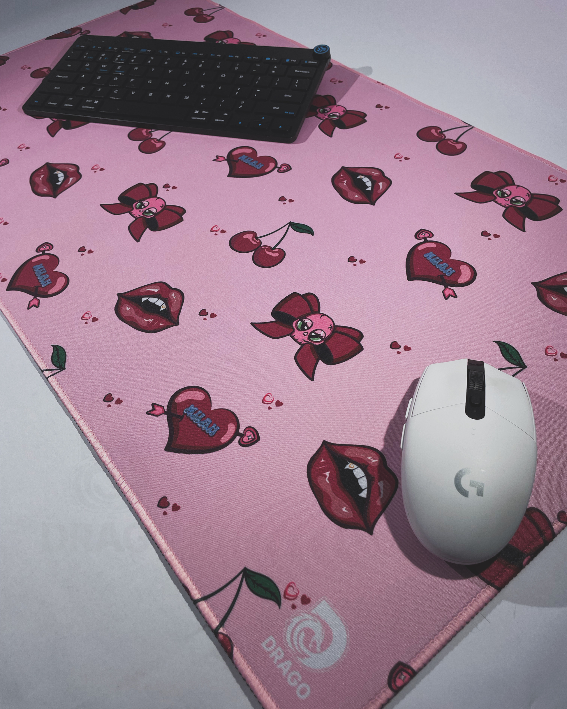 Pink Gaming Mouse Pad