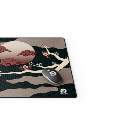 Cherry Blossom Red Gaming Mouse Pad