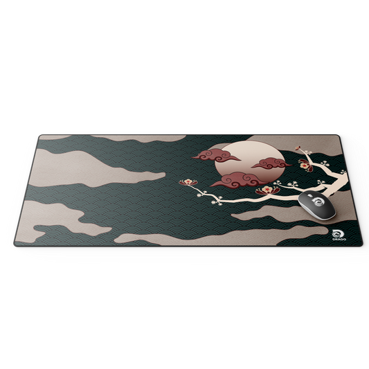 Cherry Blossom Red Gaming Mouse Pad