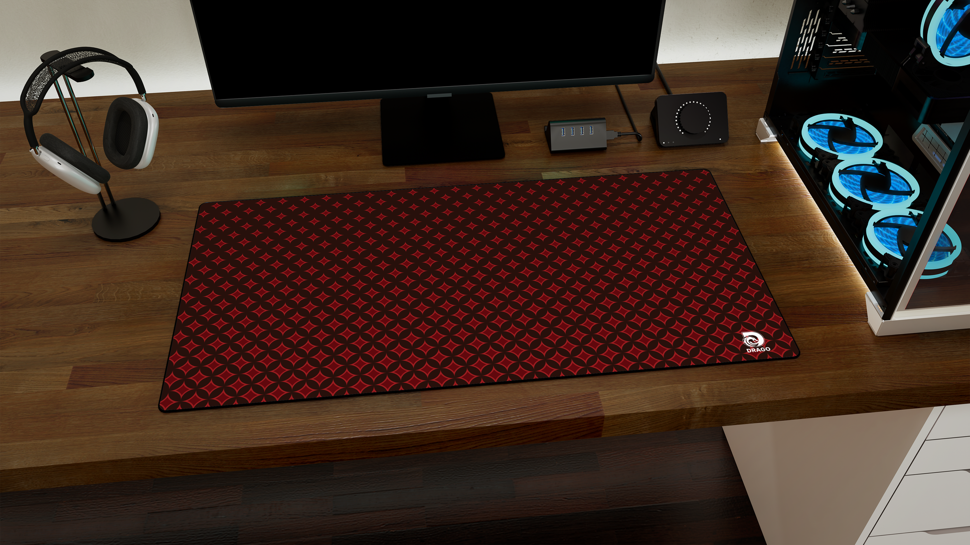 Red Gaming Mouse Pad