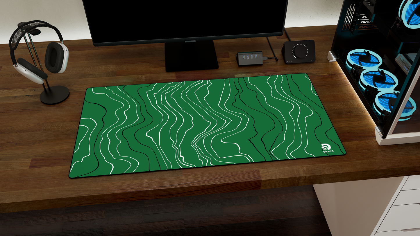 Green Gaming Mouse Pad